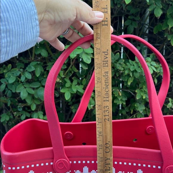 BOGG BAG Red Tote with White Pattern - Picture 16 of 16